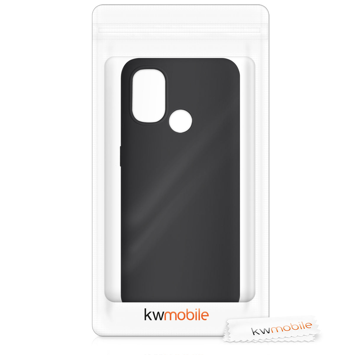 kwmobile Handyhülle für OnePlus Nord N100 Hülle - Case Silikon - Kabelloses Laden - Schutzhülle Cover