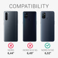 kwmobile Handyhülle für OnePlus Nord N100 Hülle - Case Silikon - Kabelloses Laden - Schutzhülle Cover