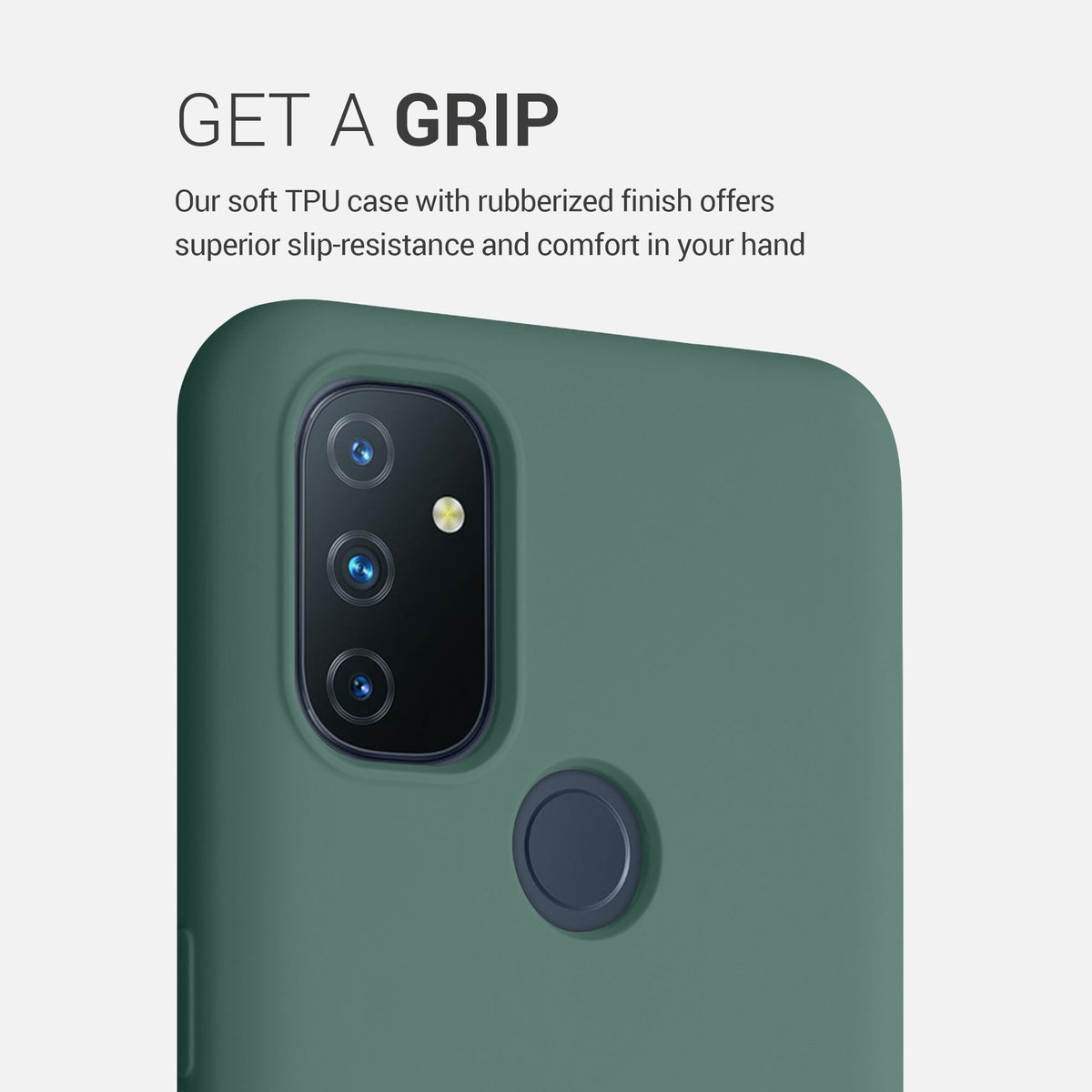 kwmobile Handyhülle für OnePlus Nord N100 Hülle - Case Silikon - Kabelloses Laden - Schutzhülle Cover