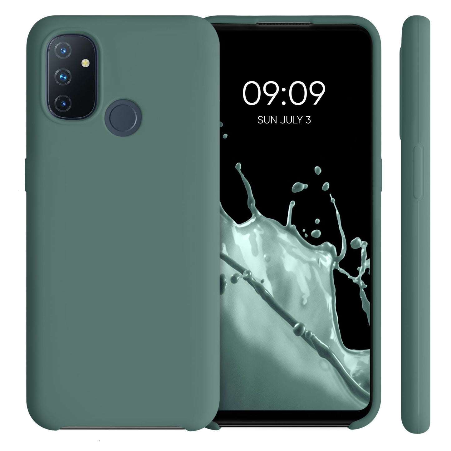 kwmobile Handyhülle für OnePlus Nord N100 Hülle - Case Silikon - Kabelloses Laden - Schutzhülle Cover