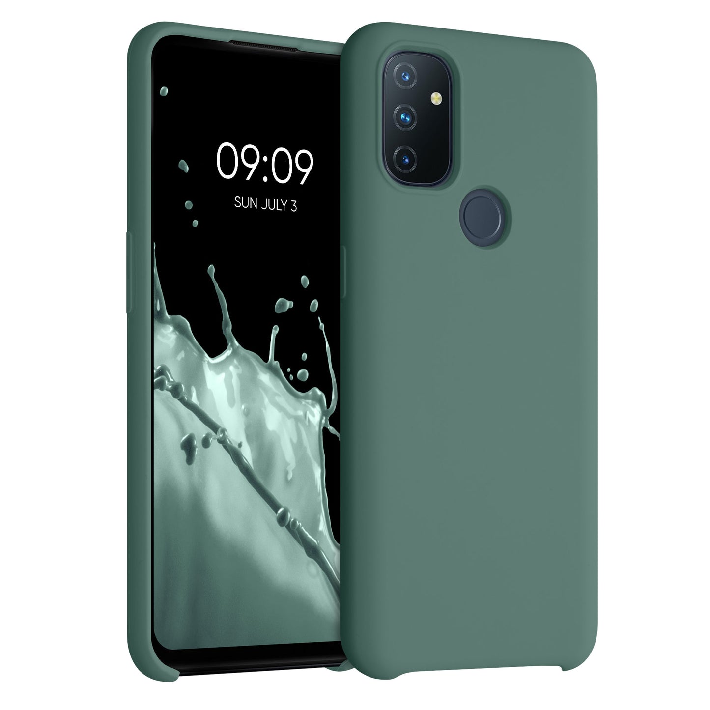 kwmobile Handyhülle für OnePlus Nord N100 Hülle - Case Silikon - Kabelloses Laden - Schutzhülle Cover