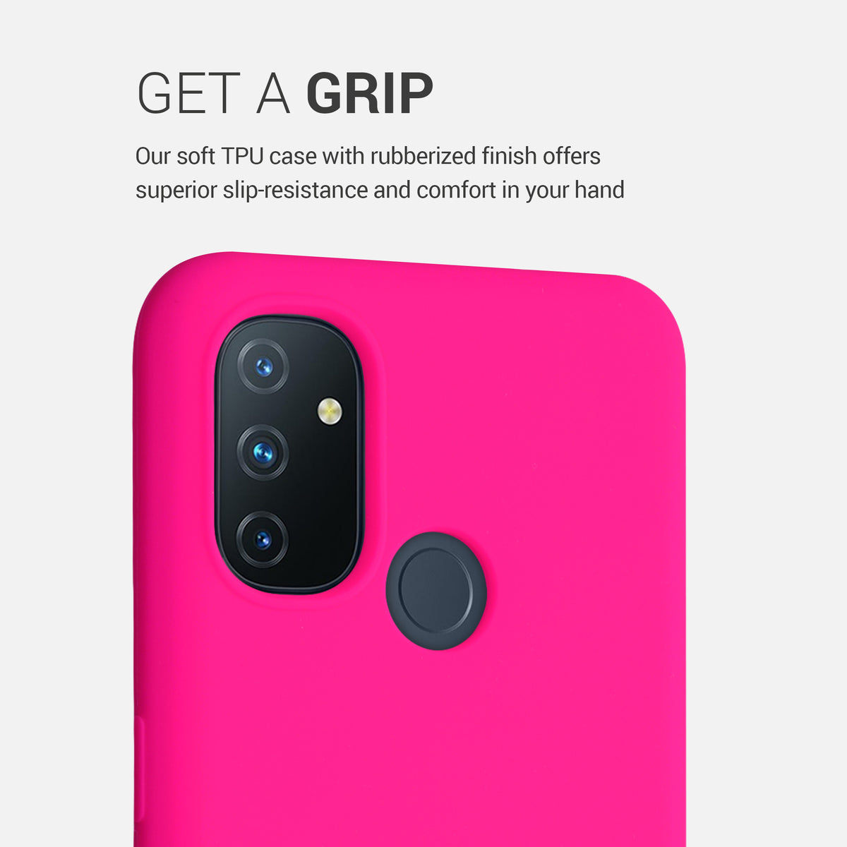 kwmobile Handyhülle für OnePlus Nord N100 Hülle - Case Silikon - Kabelloses Laden - Schutzhülle Cover