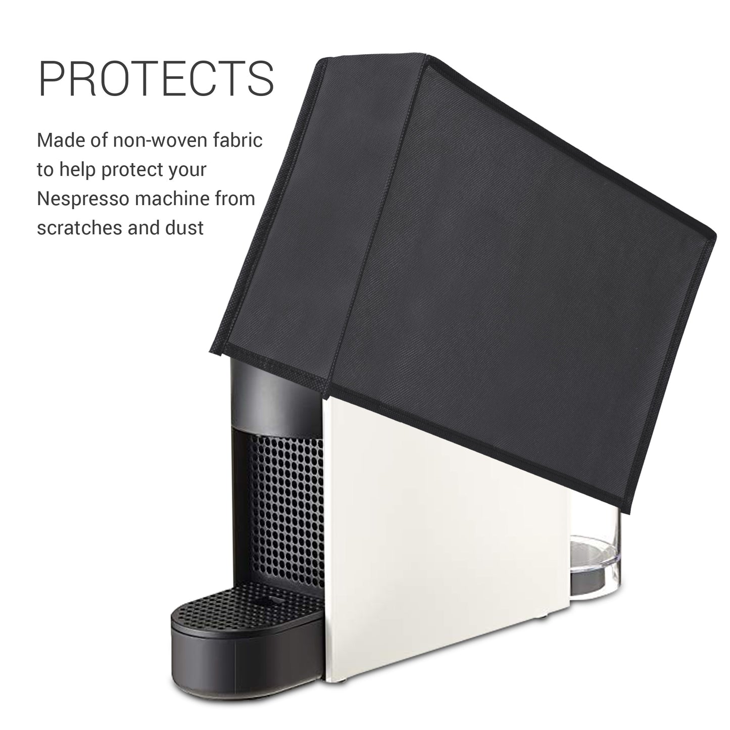 kwmobile Hülle kompatibel mit Nespresso Essenza Mini - Kaffeemaschine Staubschutz Abdeckhaube
