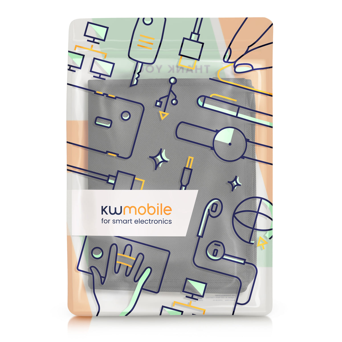 kwmobile Hülle kompatibel mit Nespresso Essenza Mini - Kaffeemaschine Staubschutz Abdeckhaube