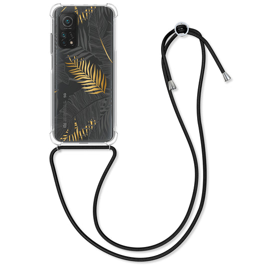 kwmobile Necklace Case kompatibel mit Xiaomi Mi 10T / Mi 10T Pro Hülle - Silikon Cover mit Handykette