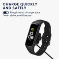 kwmobile Smartwatch Ladekabel für Samsung Galaxy Fit 2 USB Ladekabel für Smartwatch - Smart Watch Aufladekabel