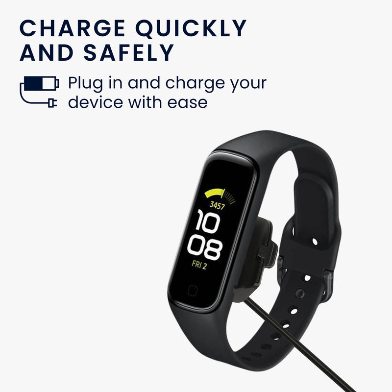 kwmobile Smartwatch Ladekabel für Samsung Galaxy Fit 2 USB Ladekabel für Smartwatch - Smart Watch Aufladekabel