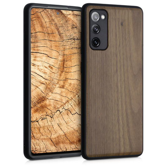 kwmobile Handyhülle für Samsung Galaxy S20 FE Hülle - Case mit TPU Bumper - Stoßfestes Hardcase - Schutzhülle Cover