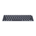 kwmobile Silikon Tastaturschutz für Apple MacBook Air 13" 2018 2019 2020 A1932 - QWERTY US Keyboard Cover Abdeckung - Schwarz Schwarz  