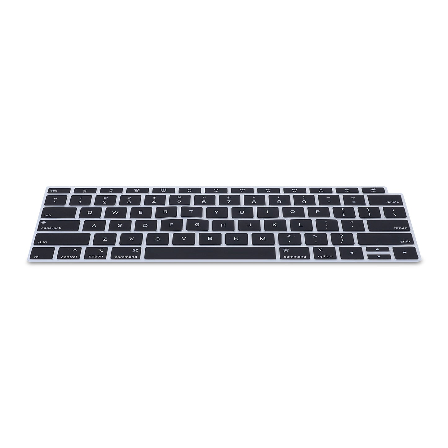 kwmobile Silikon Tastaturschutz für Apple MacBook Air 13" 2018 2019 2020 A1932 - QWERTY US Keyboard Cover Abdeckung - Schwarz Schwarz  