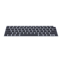 kwmobile Silikon Tastaturschutz für Apple MacBook Air 13" 2018 2019 2020 A1932 - QWERTY US Keyboard Cover Abdeckung - Schwarz Schwarz  