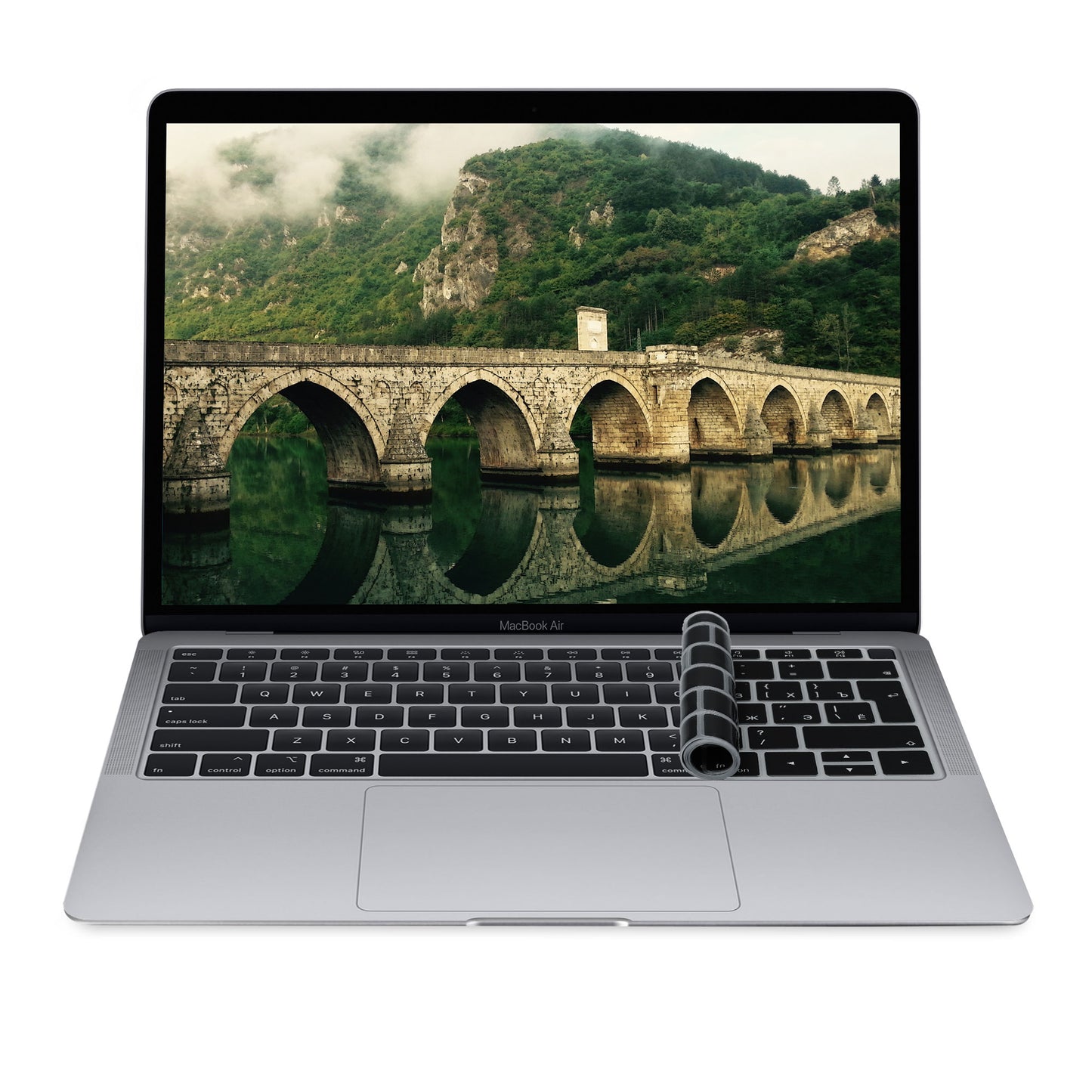 kwmobile Tastaturschutz für Apple MacBook Air 13’’ 2018 2019 2020 A1932 - QWERTY Russisch Keyboard Cover Abdeckung