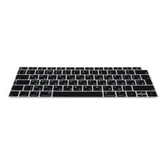 kwmobile Silikon Tastaturschutz für Apple MacBook Air 13" 2018 2019 2020 A1932 - QWERTY Russisch Keyboard Cover Abdeckung - Schwarz Schwarz  