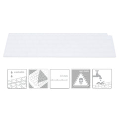 kwmobile Tastaturschutz AZERTY (Frankreich Belgien) kompatibel mit Apple MacBook Air 13’’ 2018 2019 2020 A1932