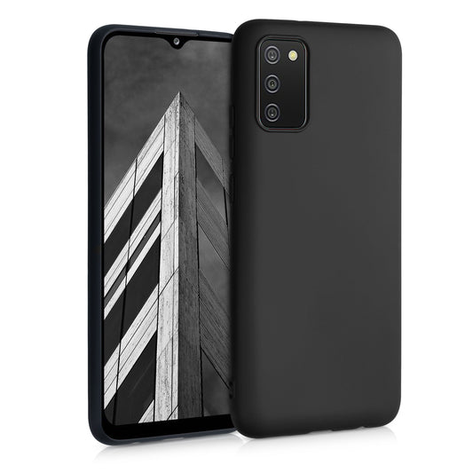 kwmobile Handyhülle für Samsung Galaxy A02s - Kabelloses Laden - Schutzhülle Cover