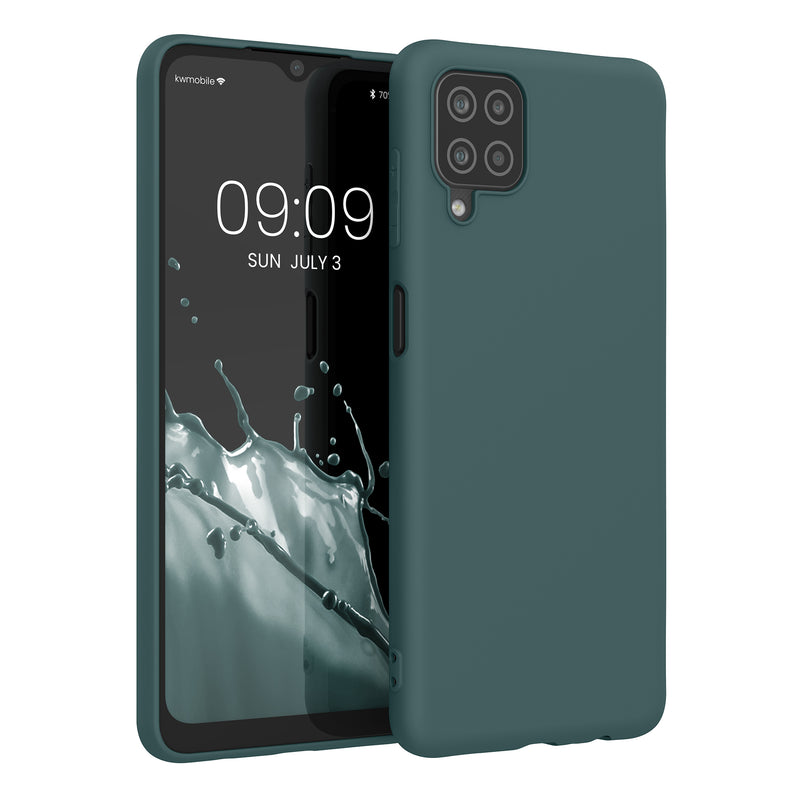 Samsung Galaxy A12 Handyhülle, Blaugrün