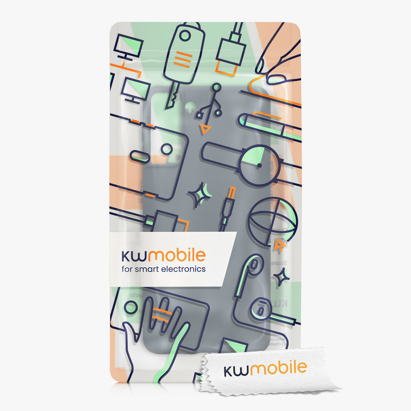 Samsung Galaxy S21 Plus Handyhülle Silikon Schiefergrau