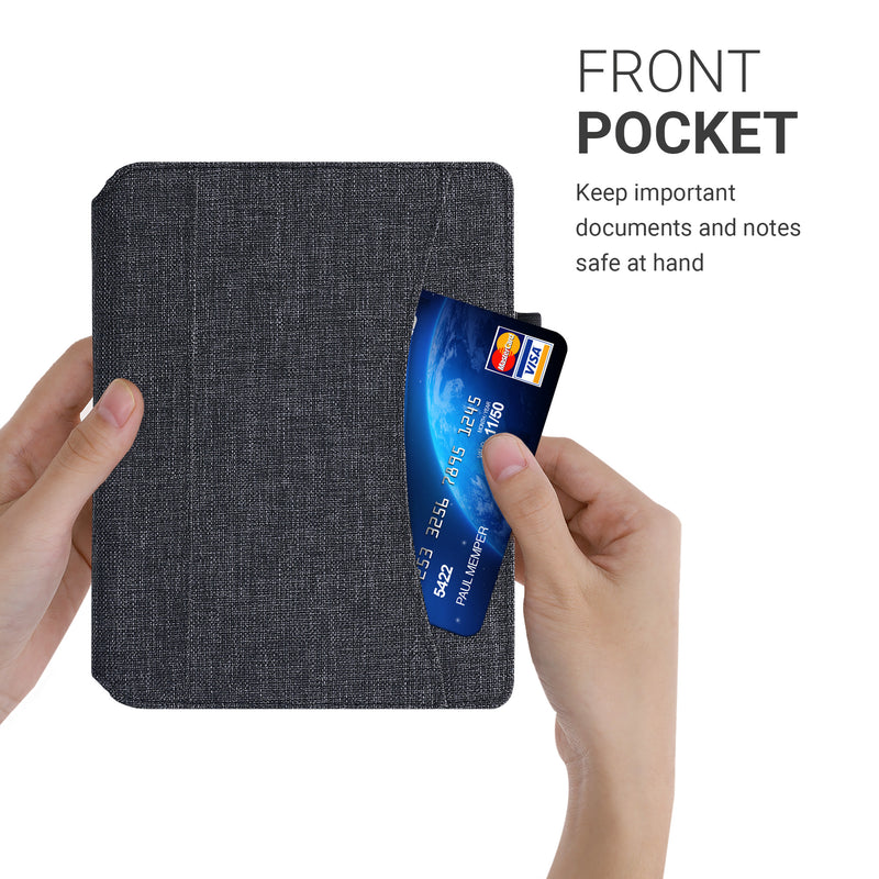 Kobo Aura H2O Edition 2 mit Handschlaufe Flip Case Jeansstoff