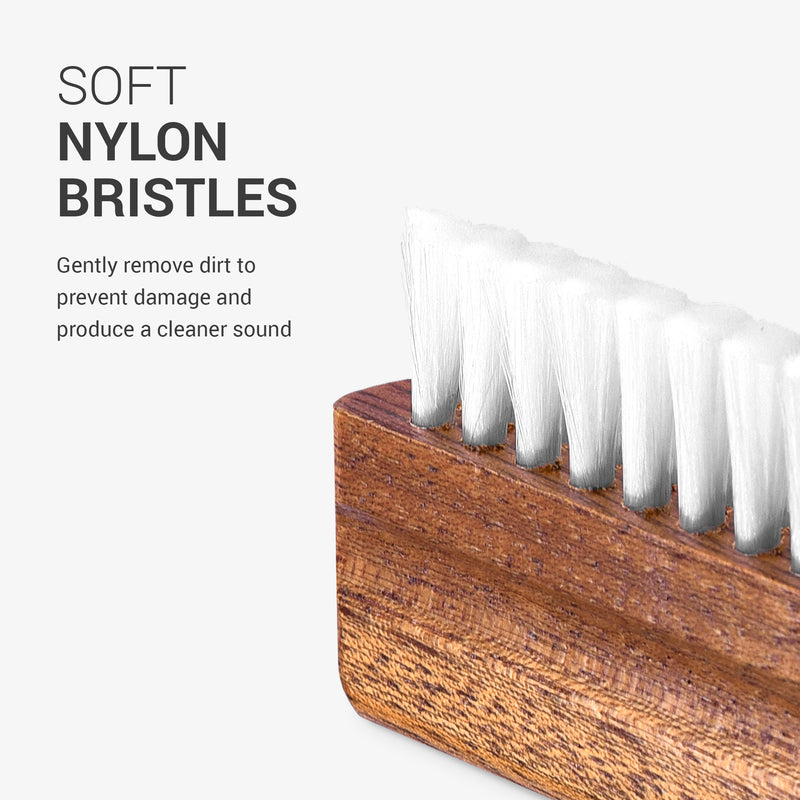kwmobile Nylon Reinigungsbürste für Schallplatten - [dsg01]