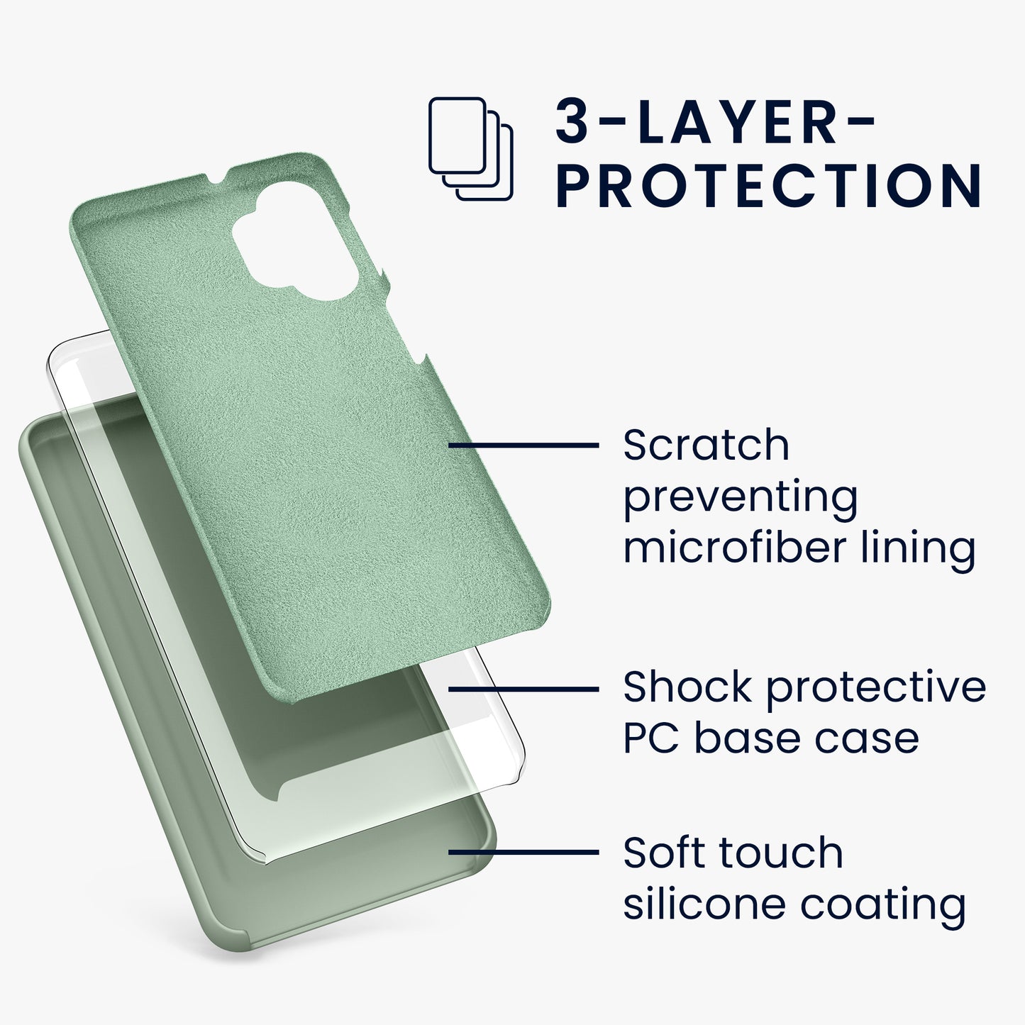Samsung Galaxy A32 5G Silikon Handyhülle Matt
