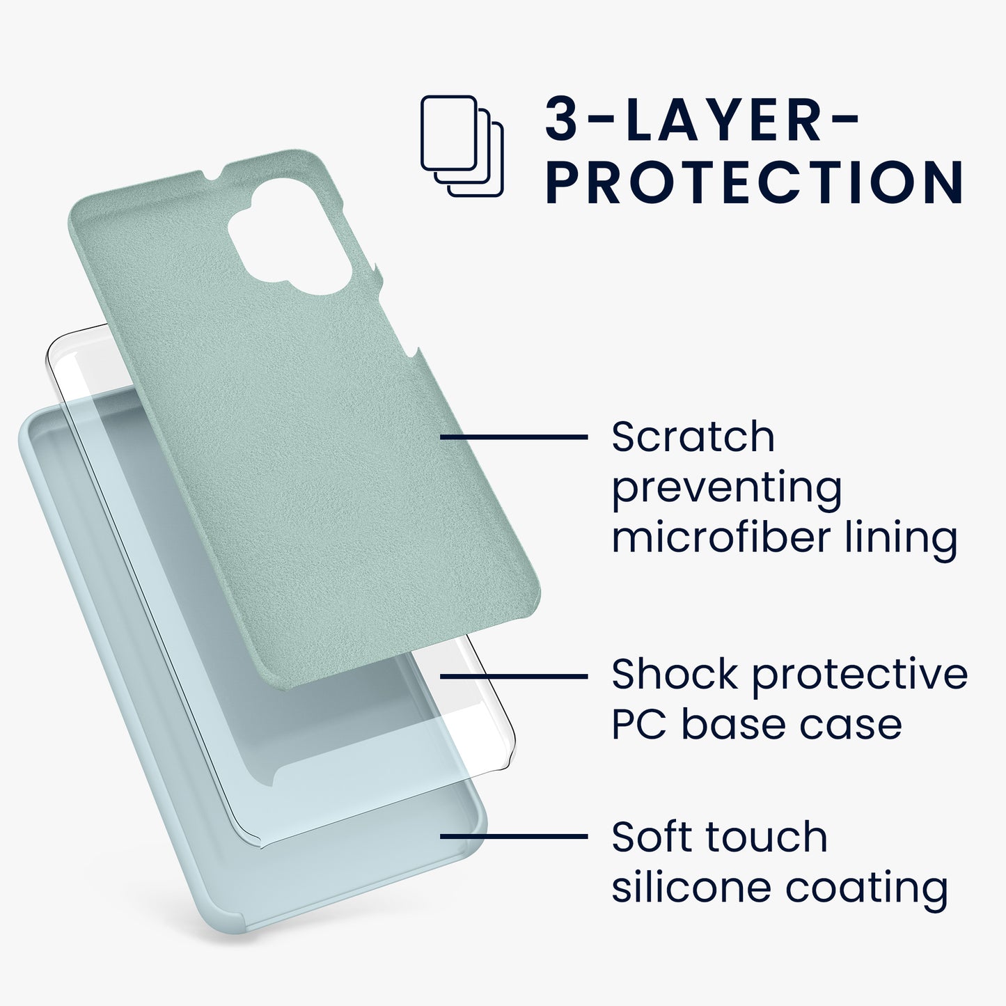 Samsung Galaxy A32 5G Silikon Handyhülle Matt