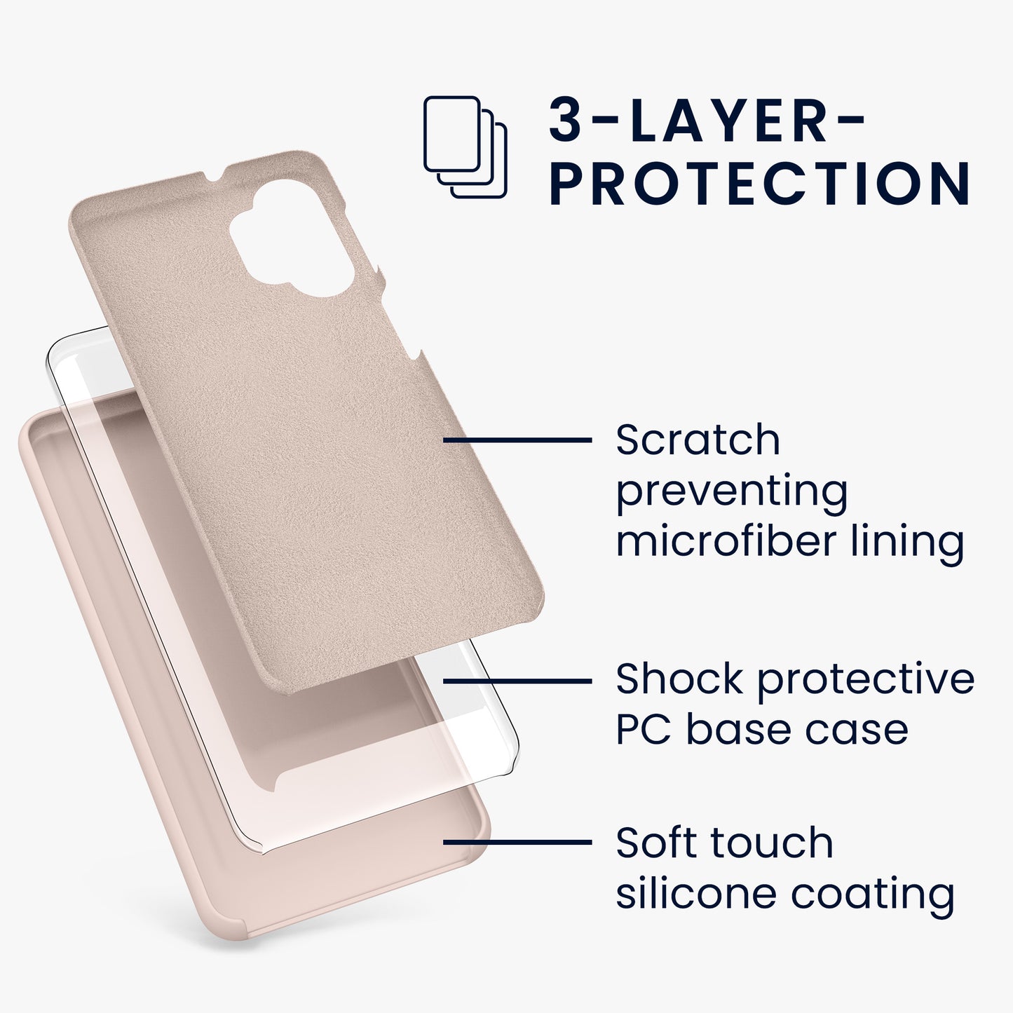 Samsung Galaxy A32 5G Silikon Handyhülle Matt