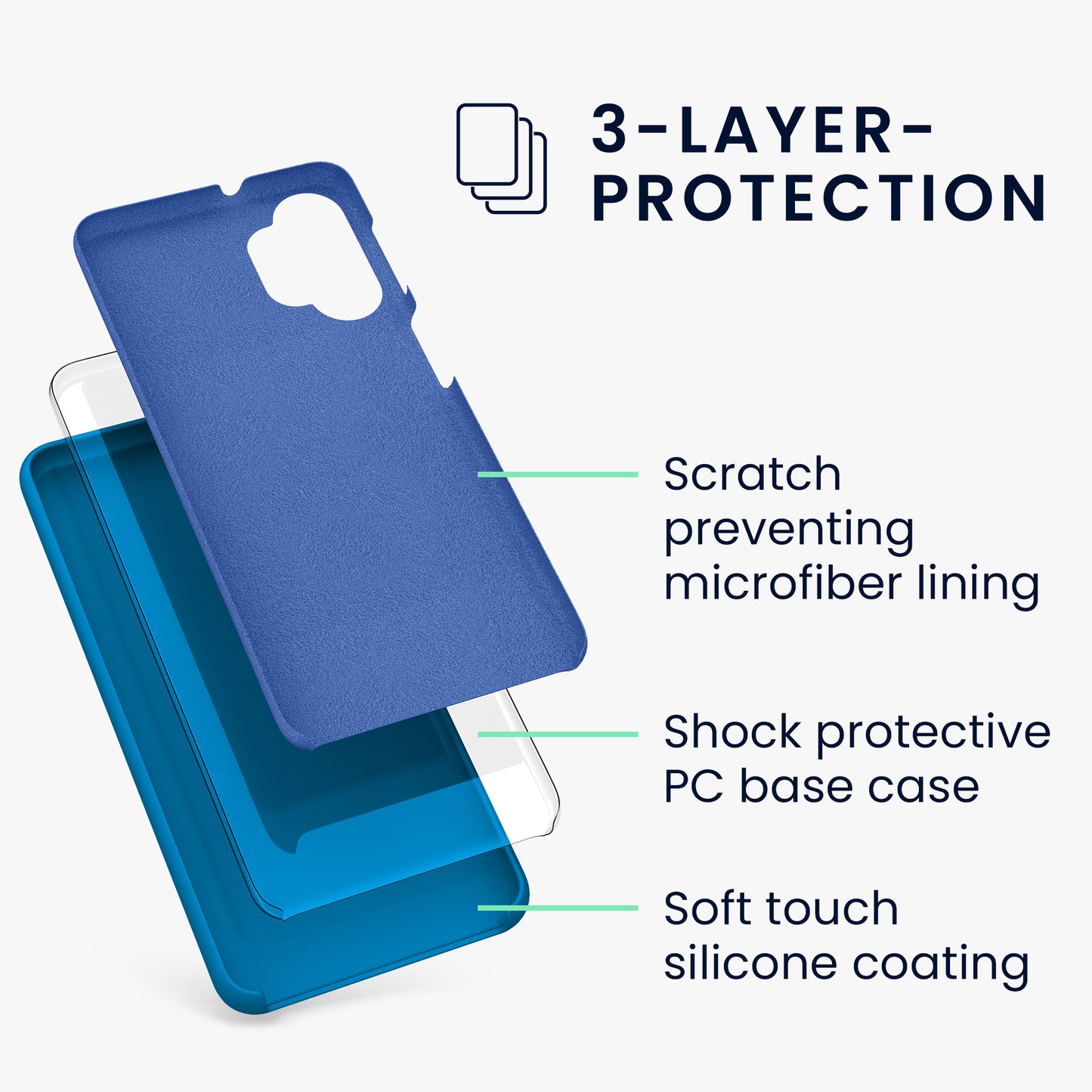 Samsung Galaxy A32 5G Silikon Handyhülle Matt