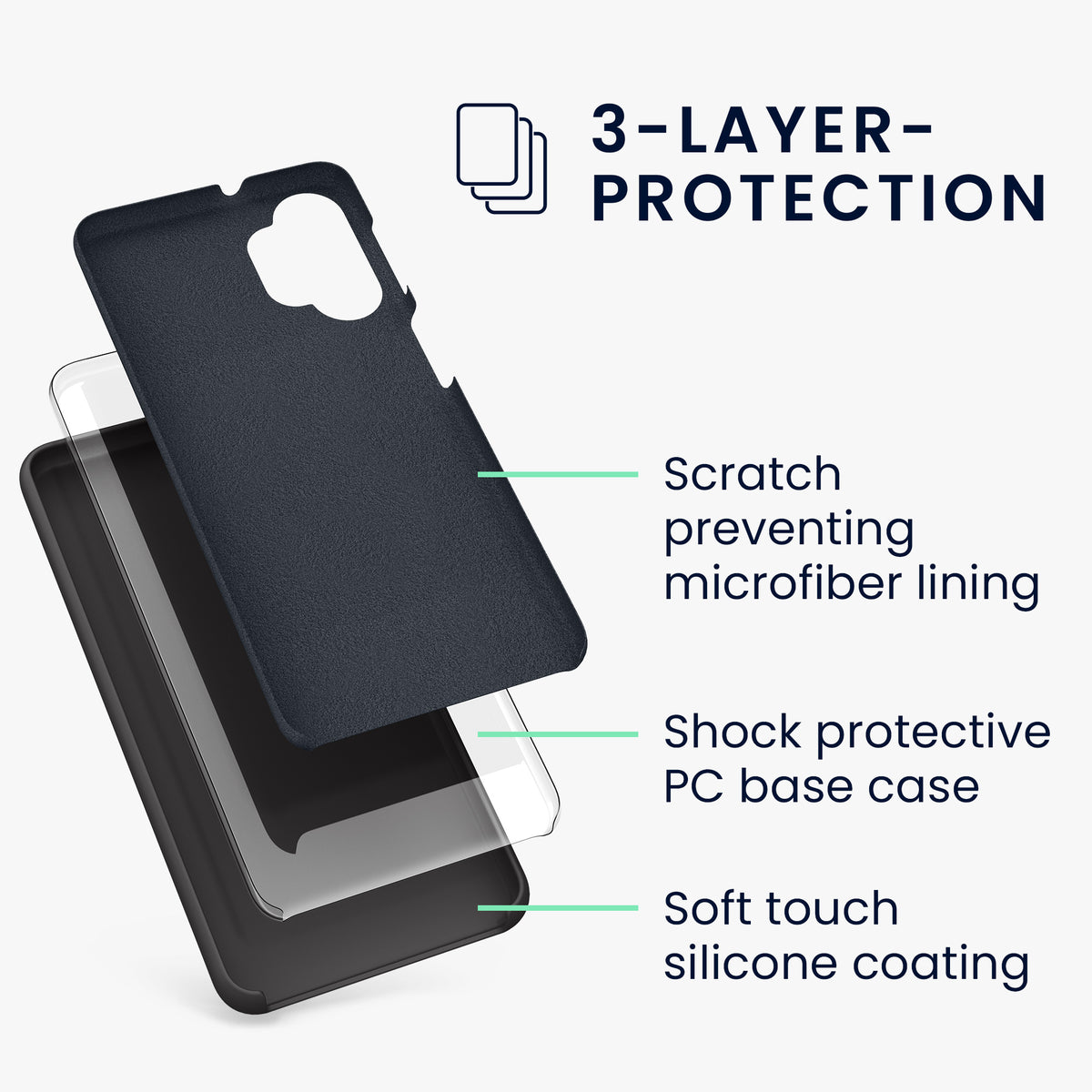 Samsung Galaxy A32 5G Silikon Handyhülle Matt