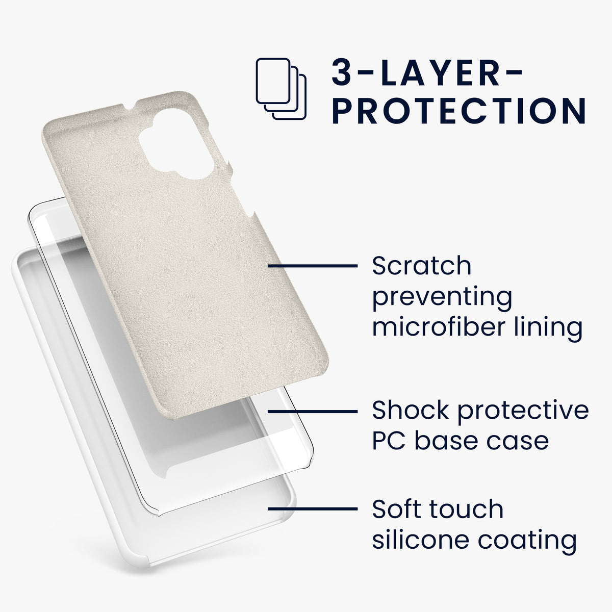 Samsung Galaxy A32 5G Silikon Handyhülle Matt