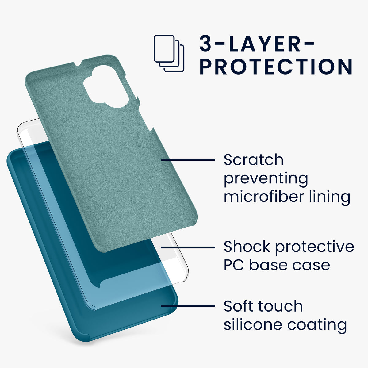 Samsung Galaxy A32 5G Silikon Handyhülle Matt