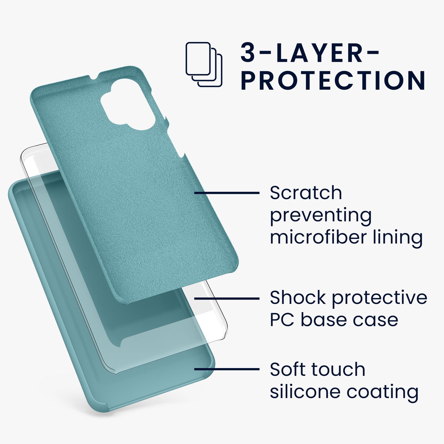 Samsung Galaxy A32 5G Silikon Handyhülle Matt