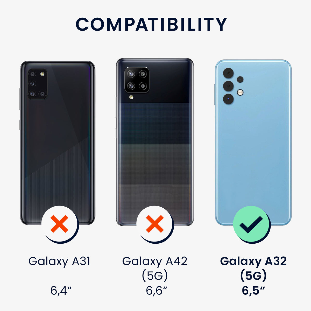Samsung Galaxy A32 5G Silikon Handyhülle Matt