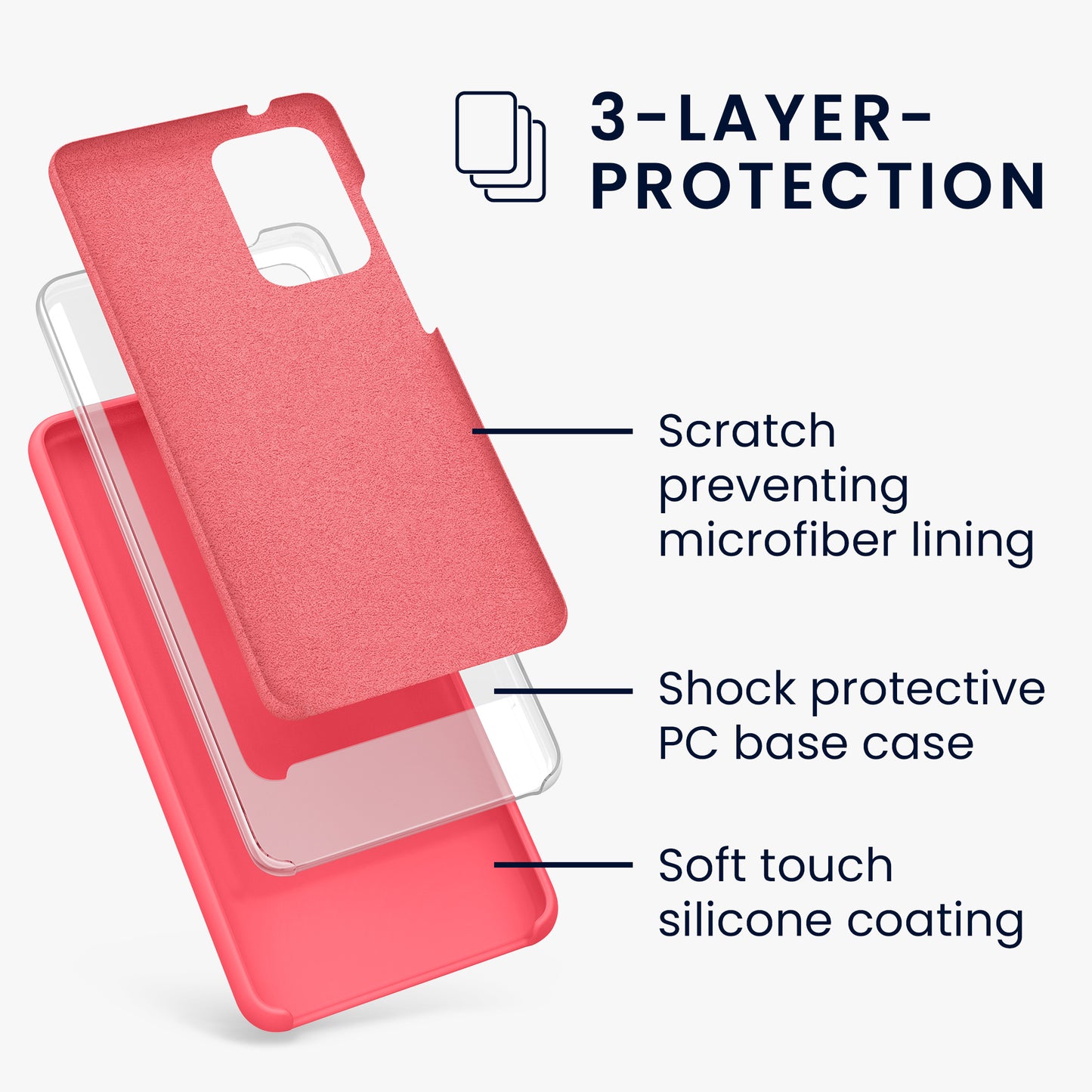 Silikon Handyhülle für Samsung Galaxy A52 / A52 5G / A52s 5G