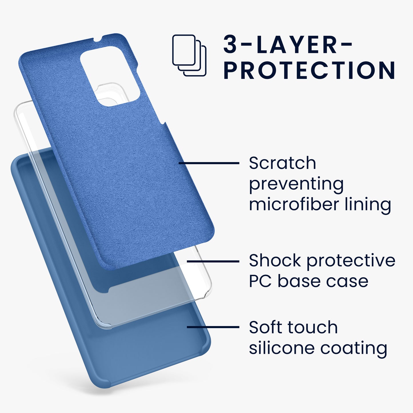 Silikon Handyhülle für Samsung Galaxy A52 / A52 5G / A52s 5G
