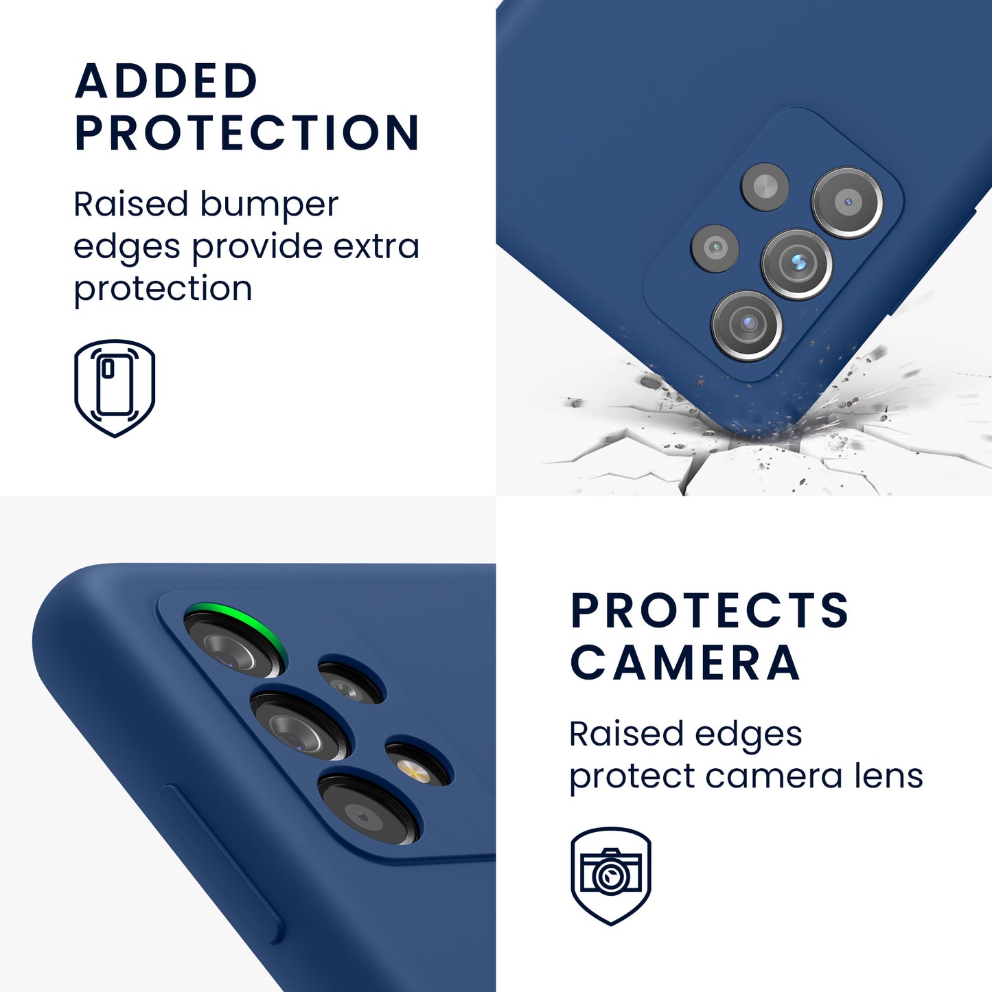 Silikon Handyhülle für Samsung Galaxy A52 / A52 5G / A52s 5G