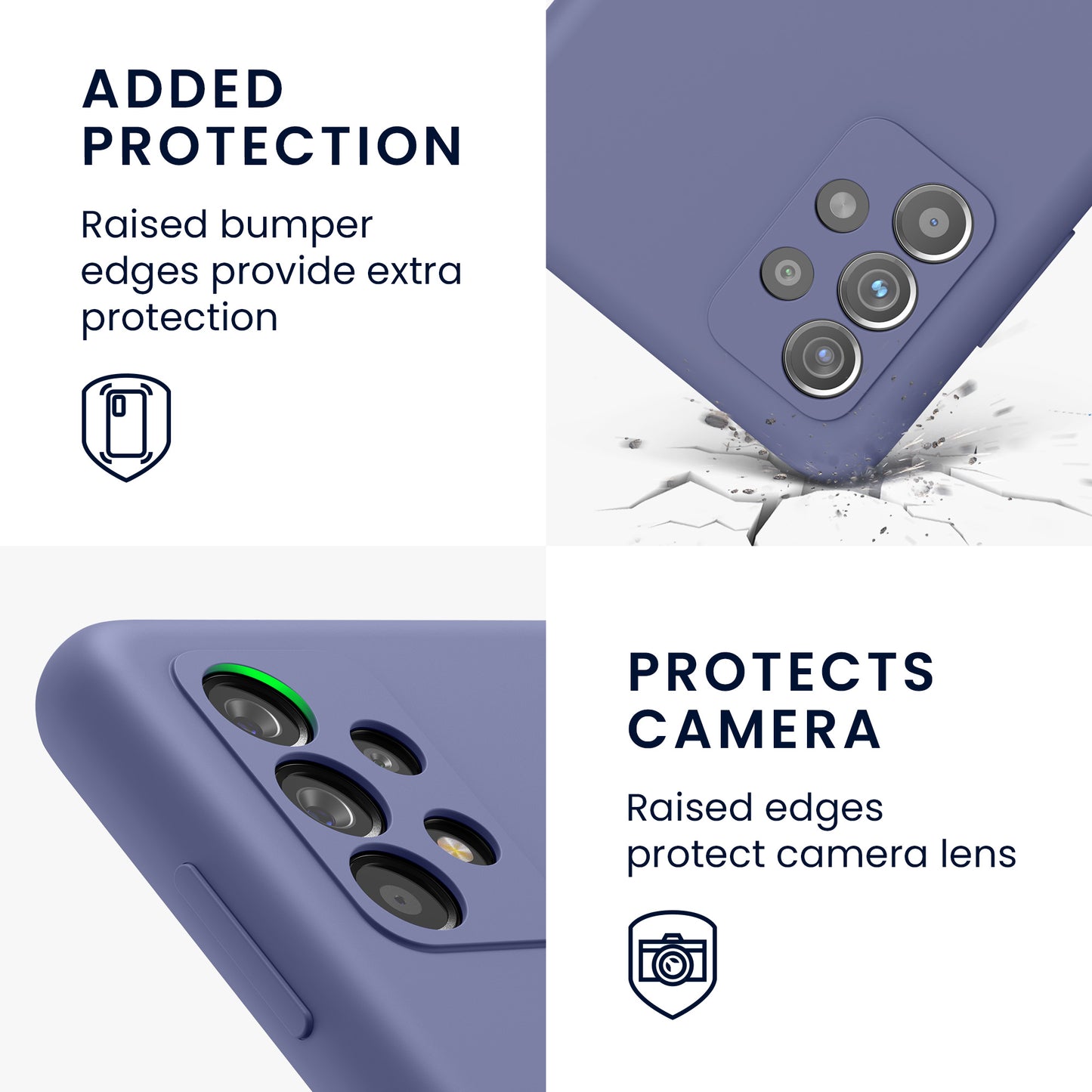 Silikon Handyhülle für Samsung Galaxy A52 / A52 5G / A52s 5G