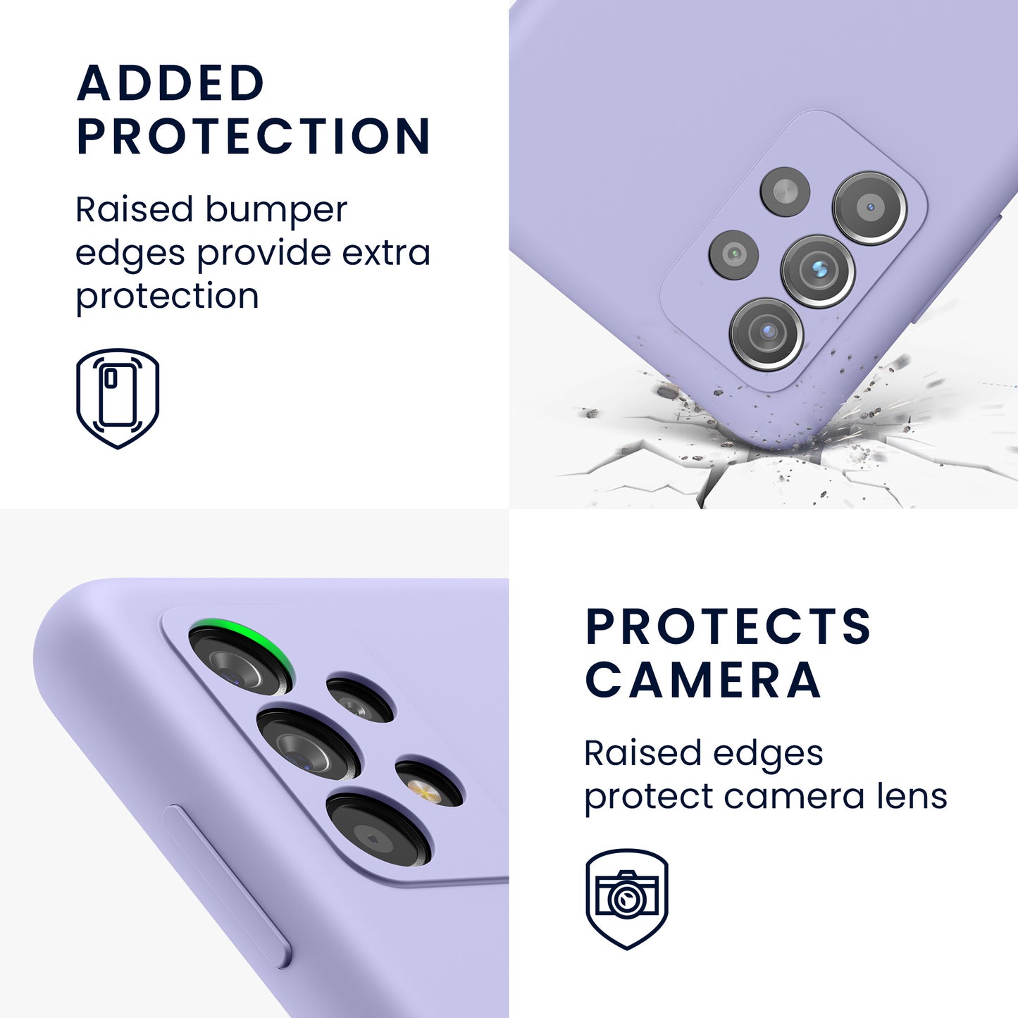 Silikon Handyhülle für Samsung Galaxy A52 / A52 5G / A52s 5G