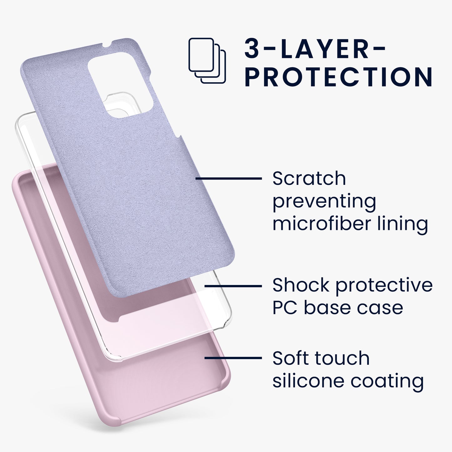Silikon Handyhülle für Samsung Galaxy A52 / A52 5G / A52s 5G