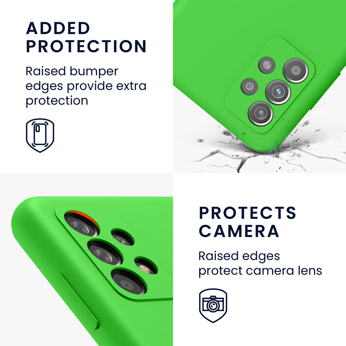 Silikon Handyhülle für Samsung Galaxy A52 / A52 5G / A52s 5G
