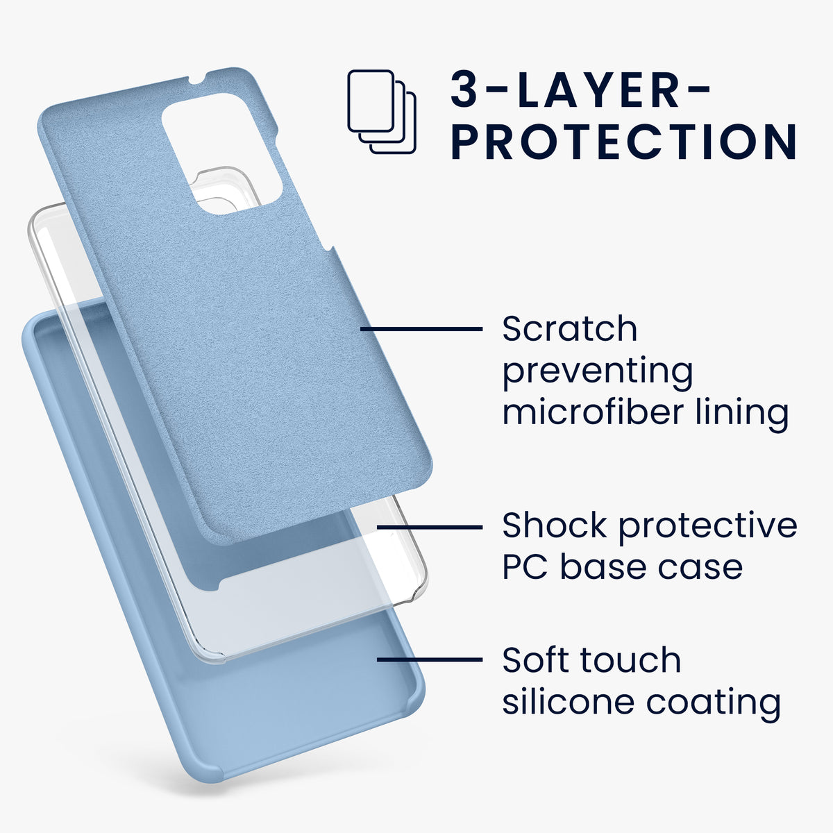 Silikon Handyhülle für Samsung Galaxy A52 / A52 5G / A52s 5G