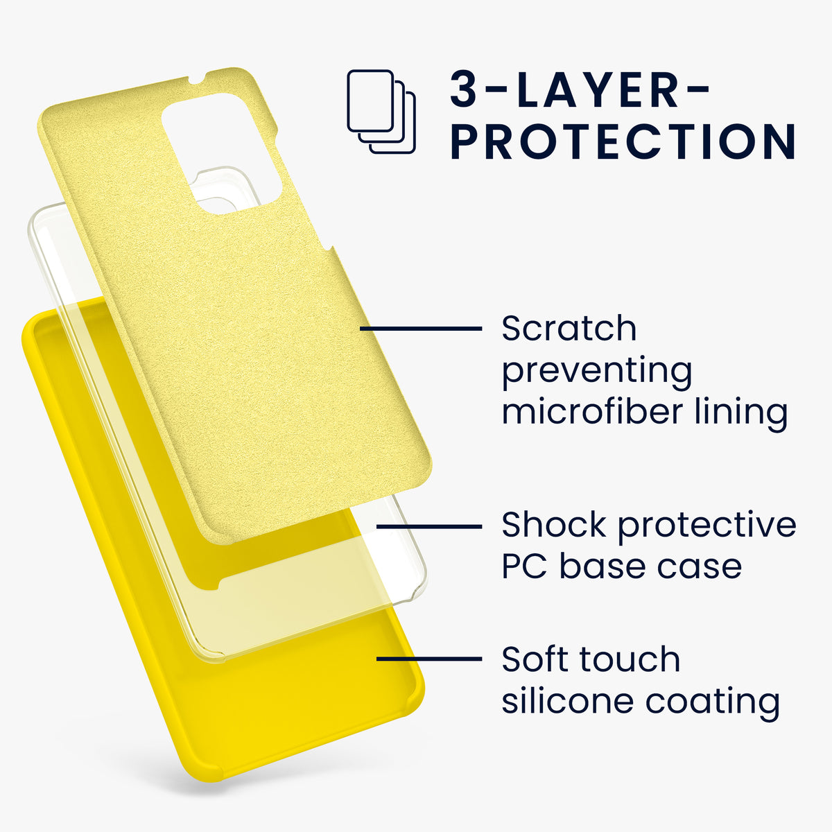 Silikon Handyhülle für Samsung Galaxy A52 / A52 5G / A52s 5G
