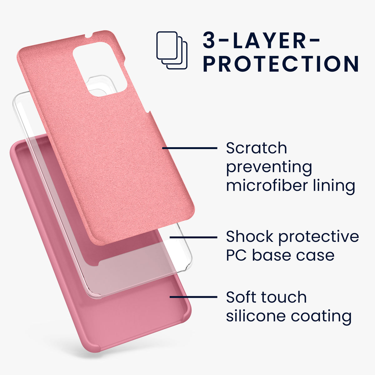 Silikon Handyhülle für Samsung Galaxy A52 / A52 5G / A52s 5G