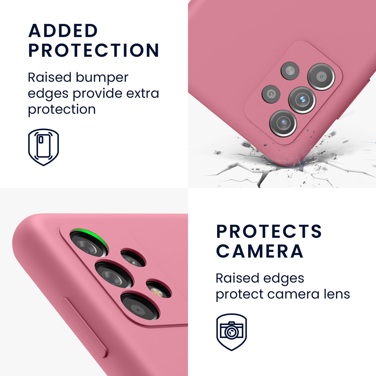 Silikon Handyhülle für Samsung Galaxy A52 / A52 5G / A52s 5G