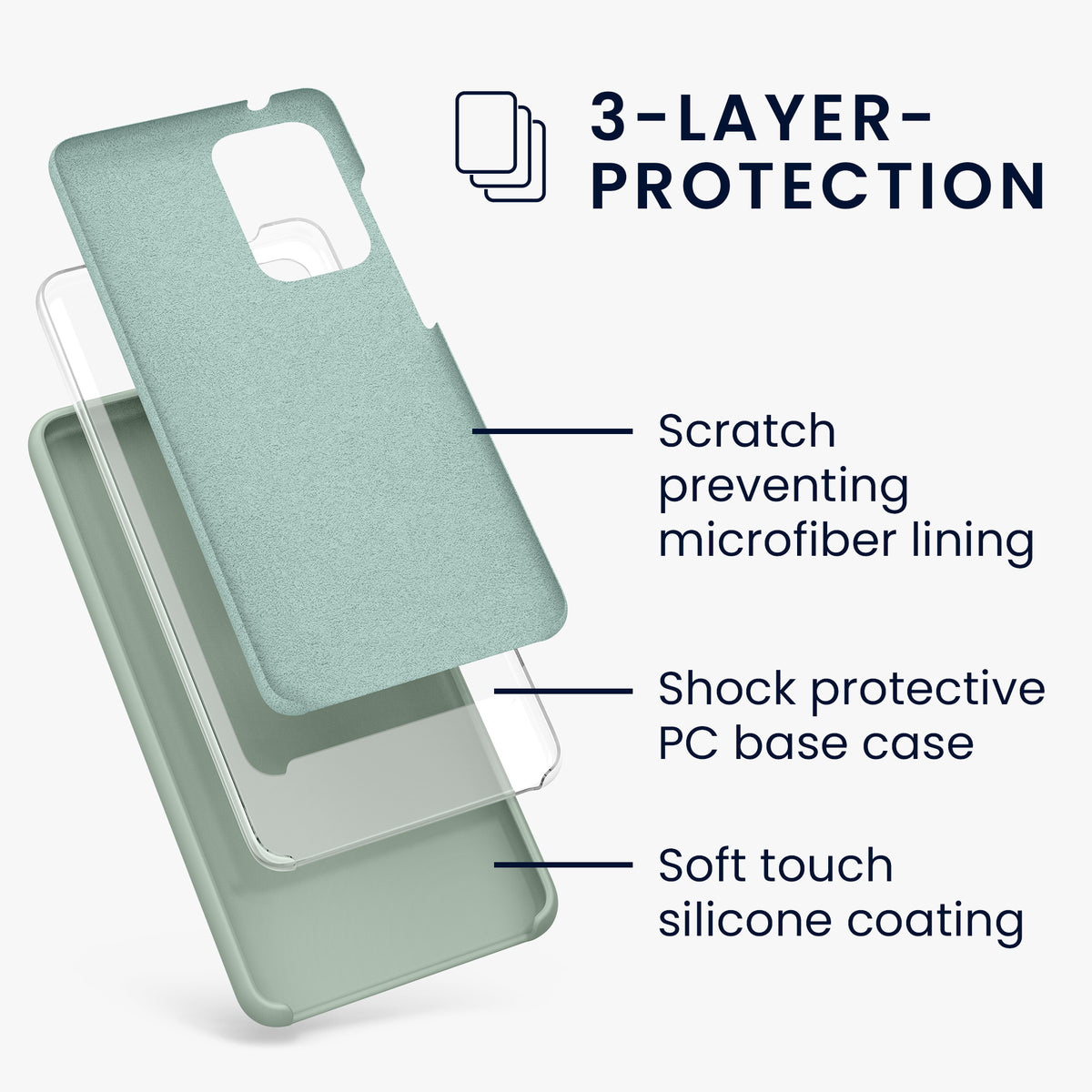 Silikon Handyhülle für Samsung Galaxy A52 / A52 5G / A52s 5G