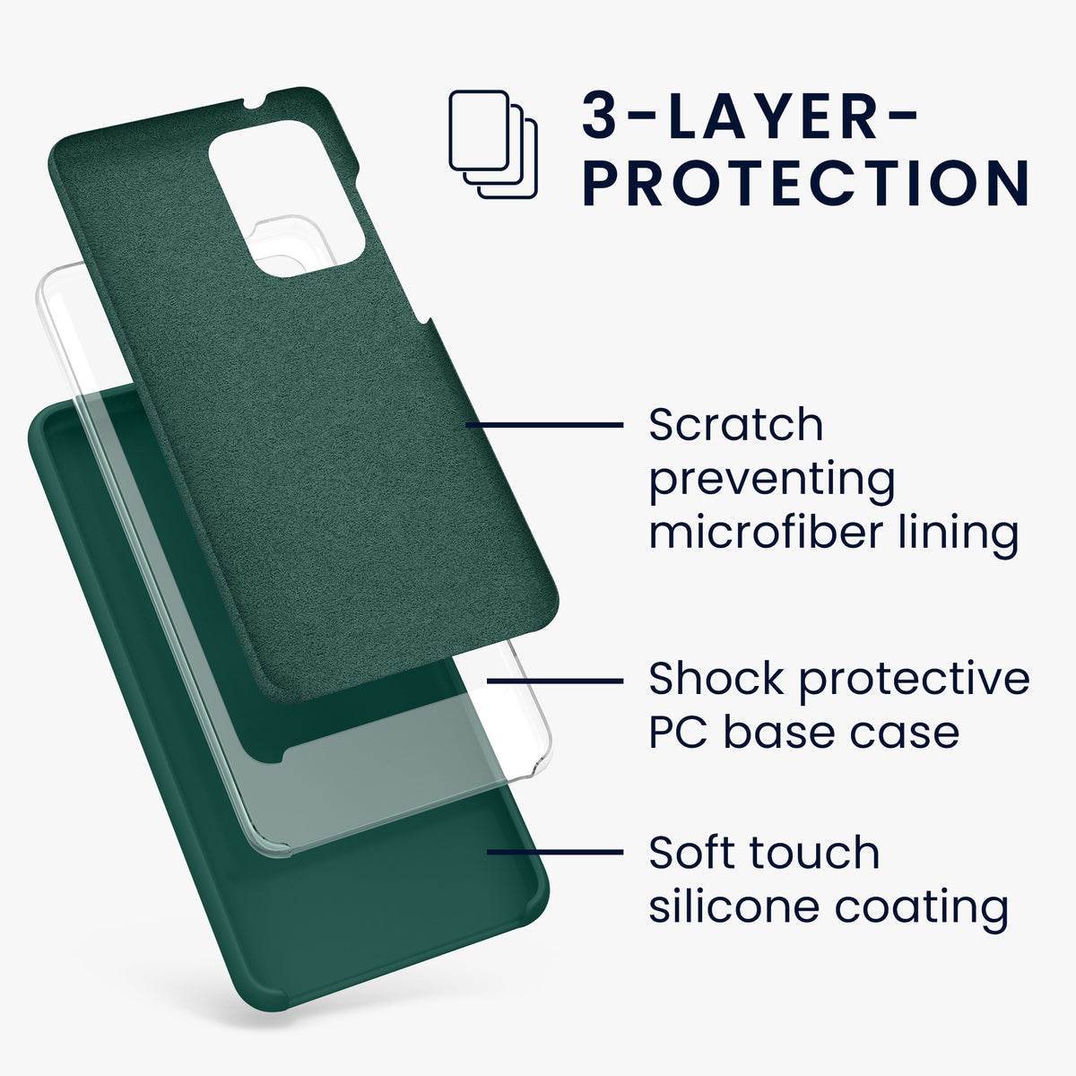Silikon Handyhülle für Samsung Galaxy A52 / A52 5G / A52s 5G