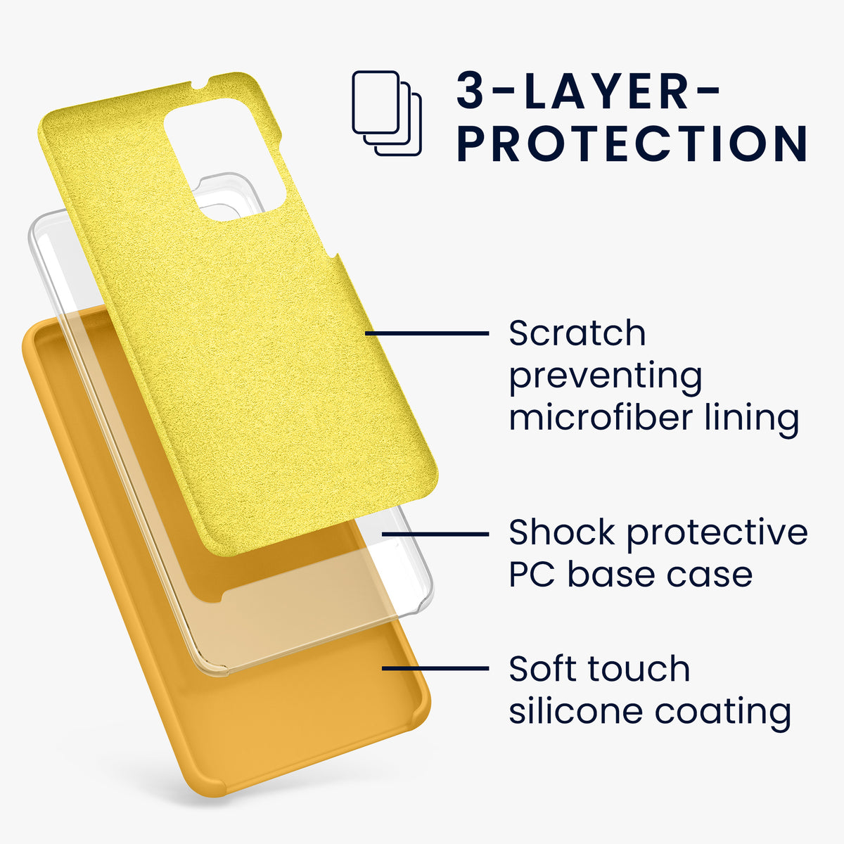 Silikon Handyhülle für Samsung Galaxy A52 / A52 5G / A52s 5G
