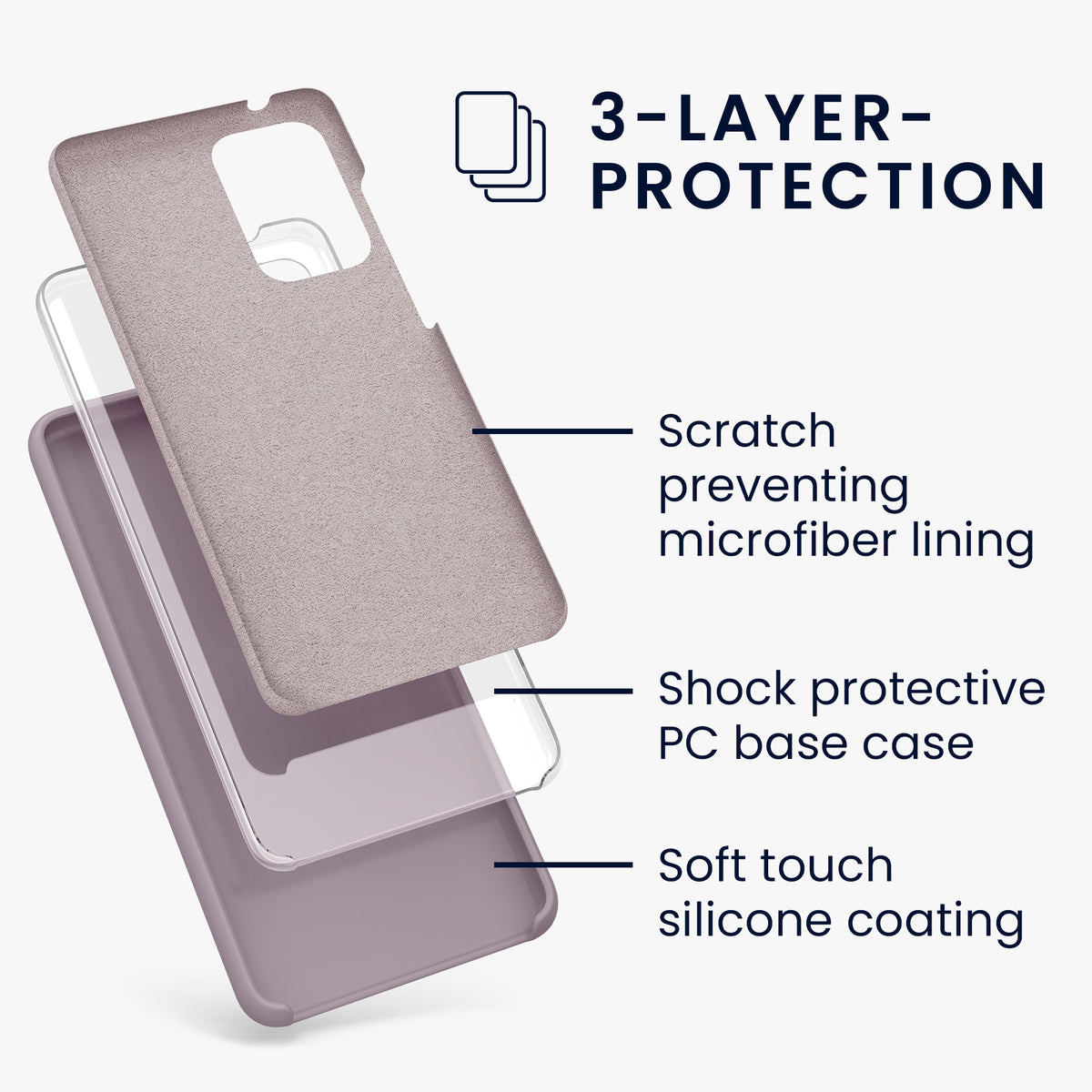 Silikon Handyhülle für Samsung Galaxy A52 / A52 5G / A52s 5G