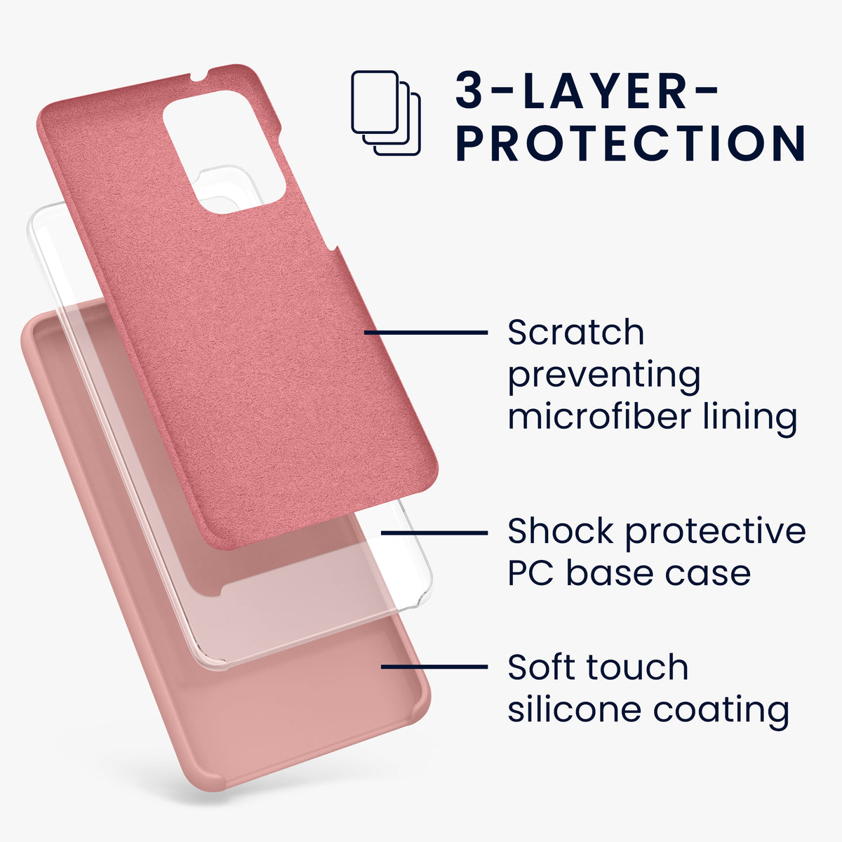 Silikon Handyhülle für Samsung Galaxy A52 / A52 5G / A52s 5G