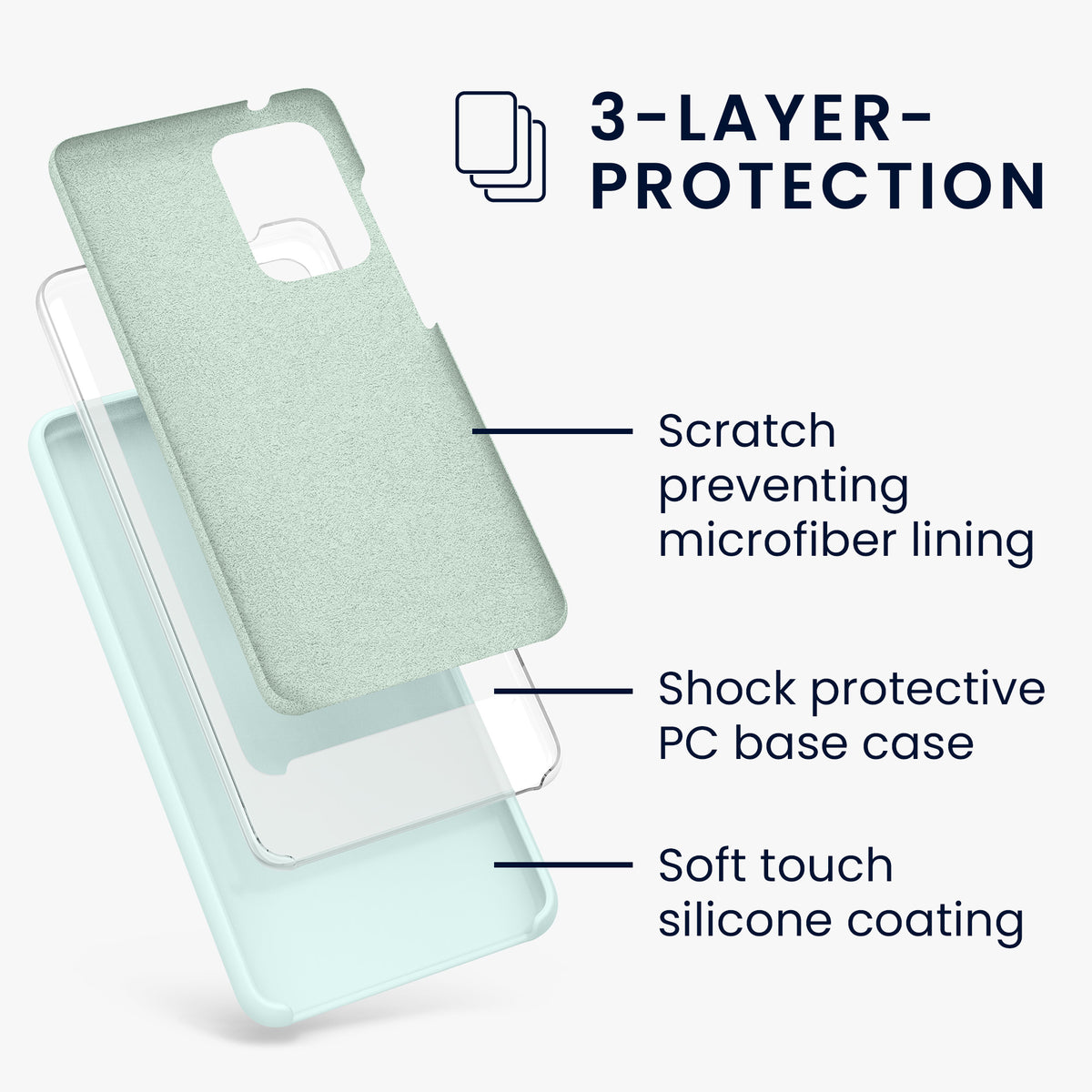 Silikon Handyhülle für Samsung Galaxy A52 / A52 5G / A52s 5G