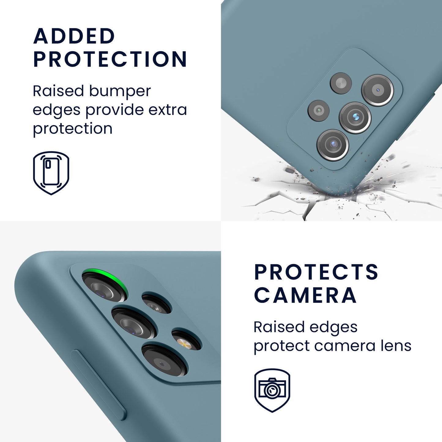 Silikon Handyhülle für Samsung Galaxy A52 / A52 5G / A52s 5G